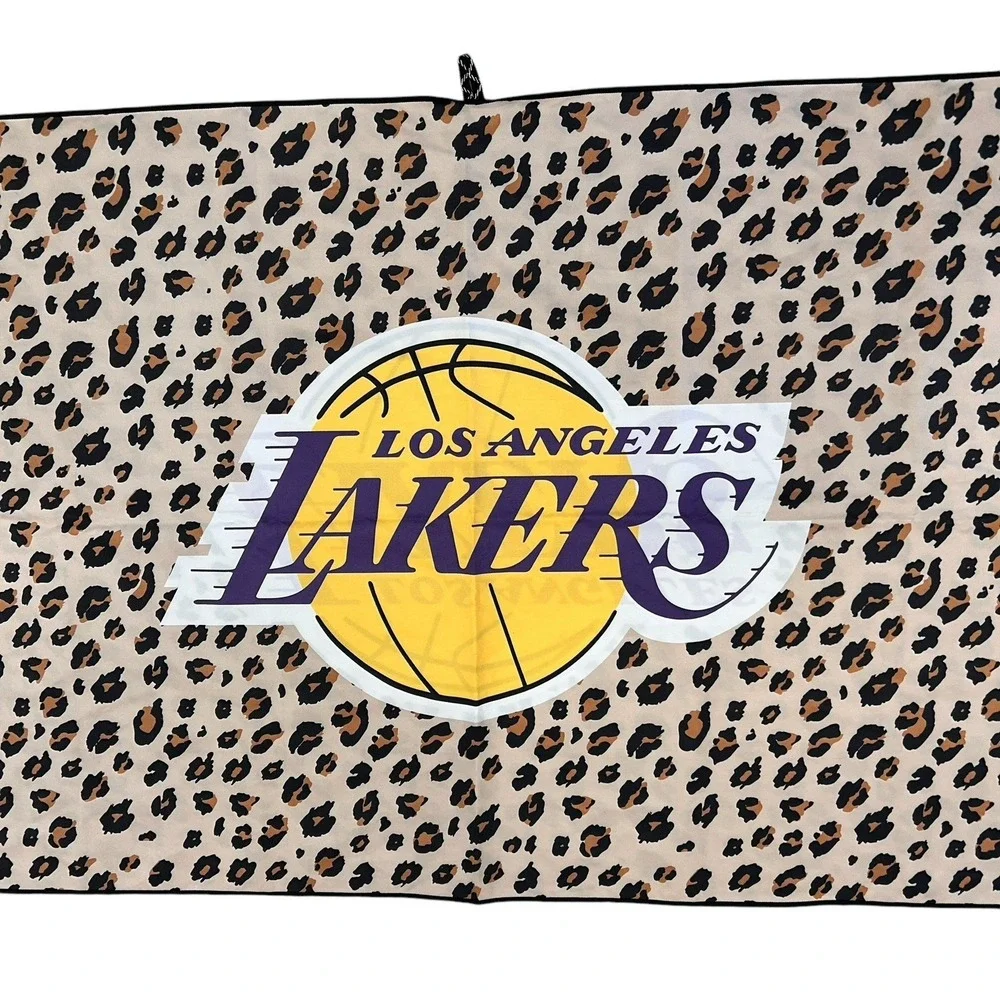 Los Angeles Lakers X Slowtide Blanket LA Basketball‎ Leopard Lightweight 30